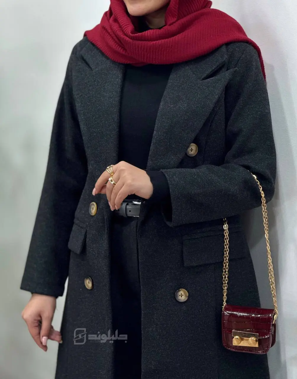 پالتو فوتر آستردار بلند راحیل